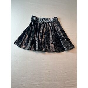 Urban CoCo Skirt Womens Small Blue Velvet Punk Grunge Dark Dark Academia